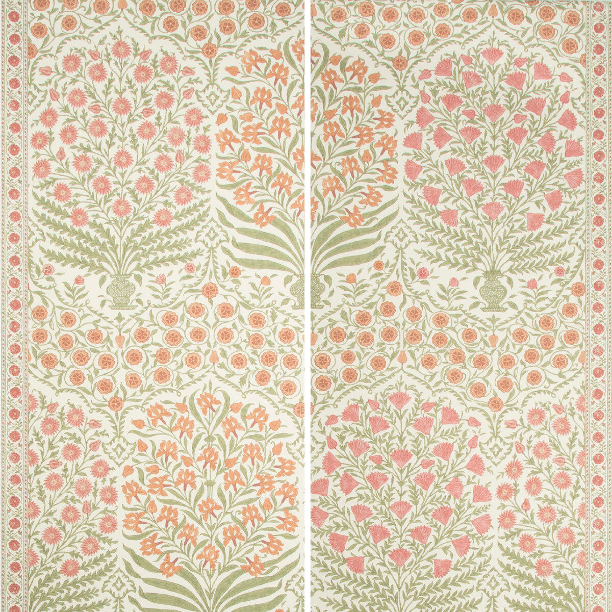 Oscar De La Renta x Lee Jofa Sameera Paper Spice/Berry Wallpaper