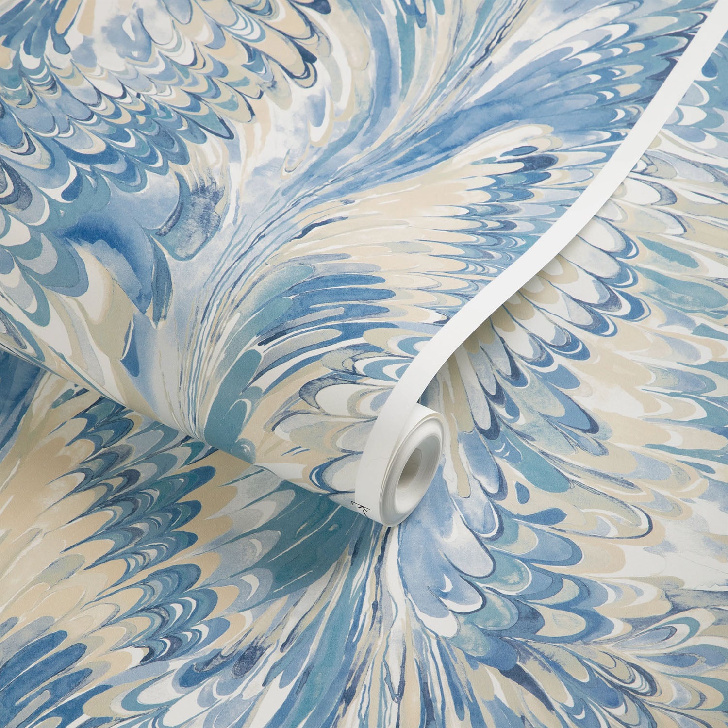 Lee Jofa Manor House Taplow Paper Capri/Sky Wallpaper