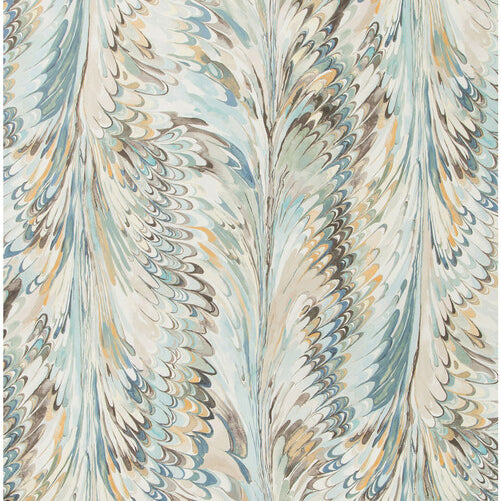 Lee Jofa Manor House Taplow Paper Sea Mist Wallpaper