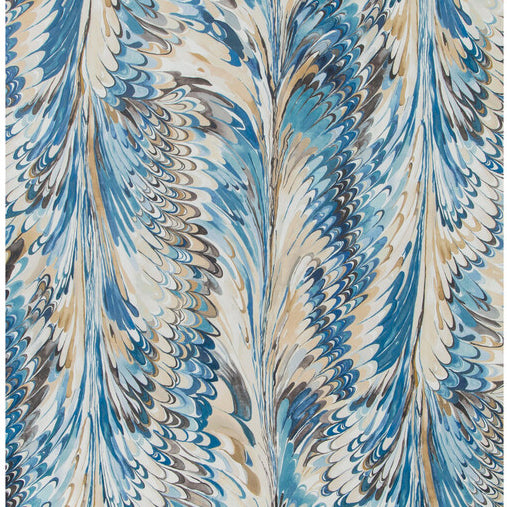 Lee Jofa Manor House Taplow Paper Navy/Slate Wallpaper