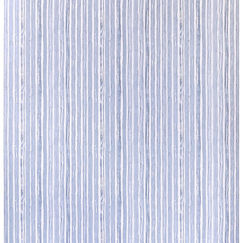 Lee Jofa Benson Stripe Wp Faded Denim Wallpaper