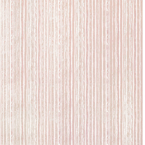 Lee Jofa Benson Stripe Wp Faded Petal Wallpaper