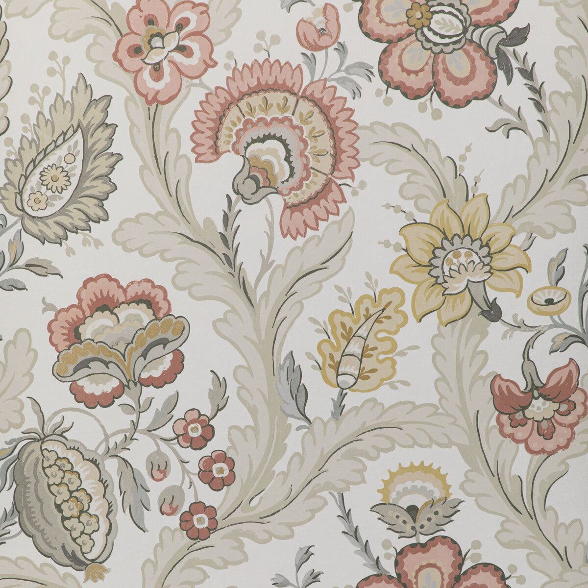 Lee Jofa Wimberly Paper Blush/Stone Wallpaper