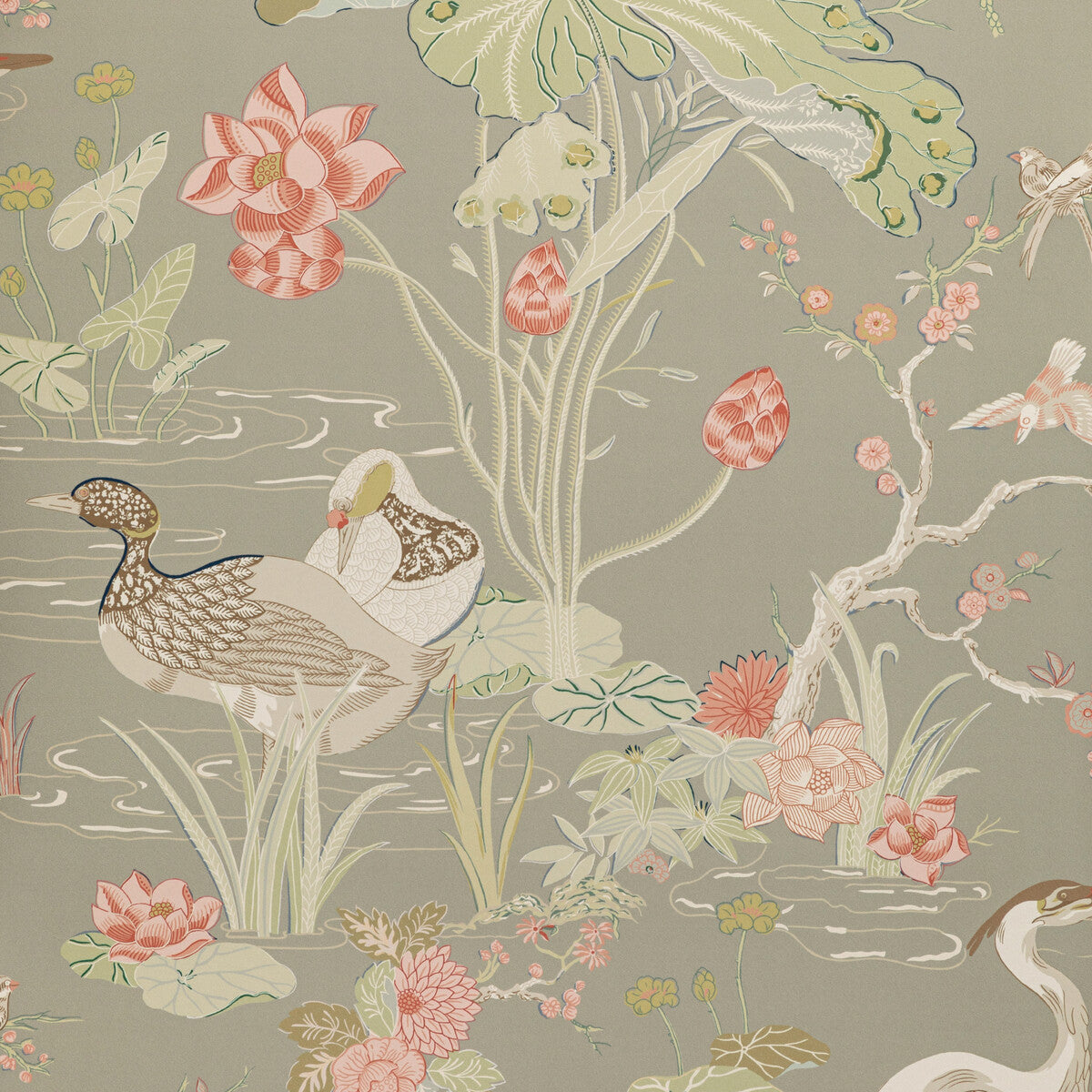 Lee Jofa Luzon Paper Fawn Wallpaper