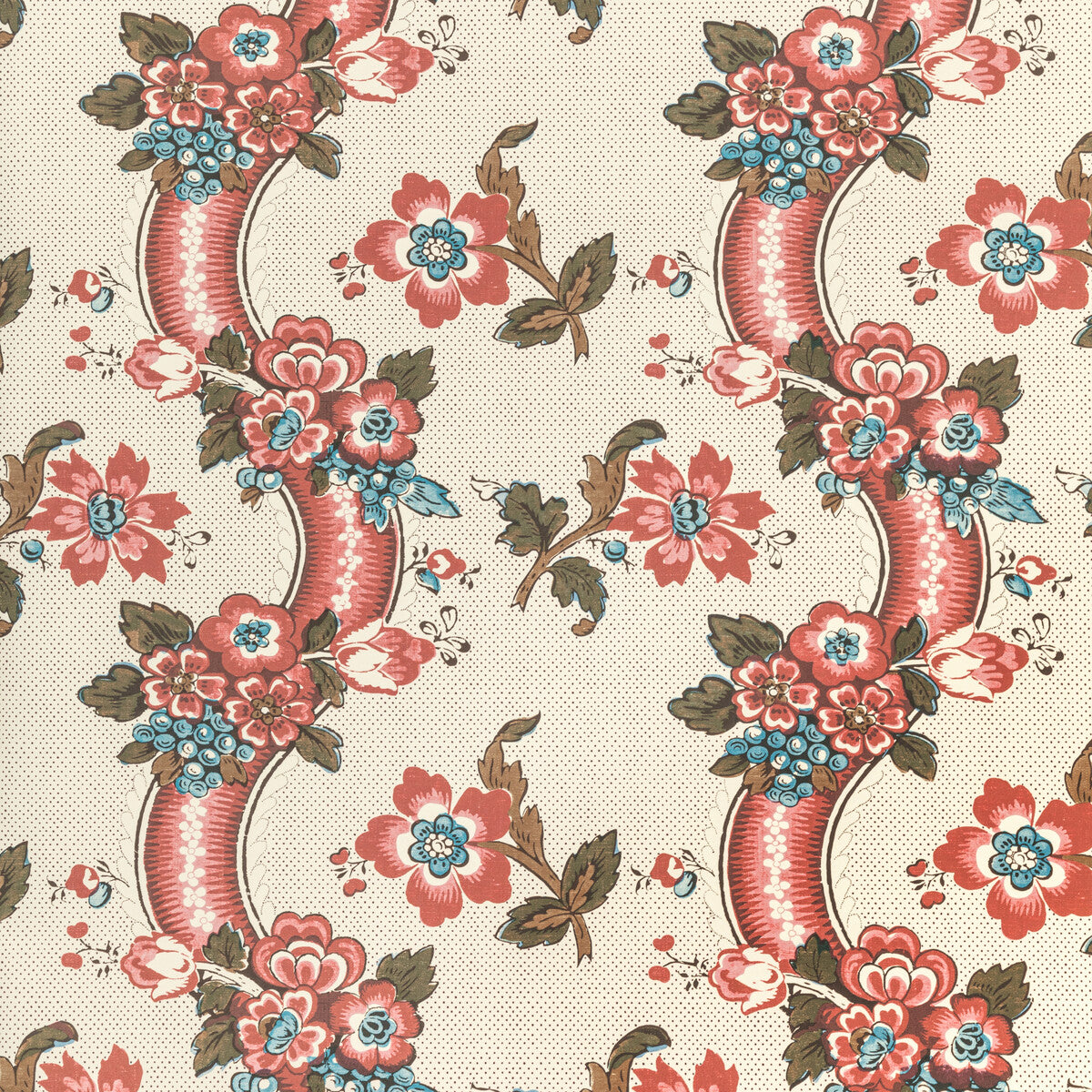 Lee Jofa Benday Paper Red/Blue Wallpaper
