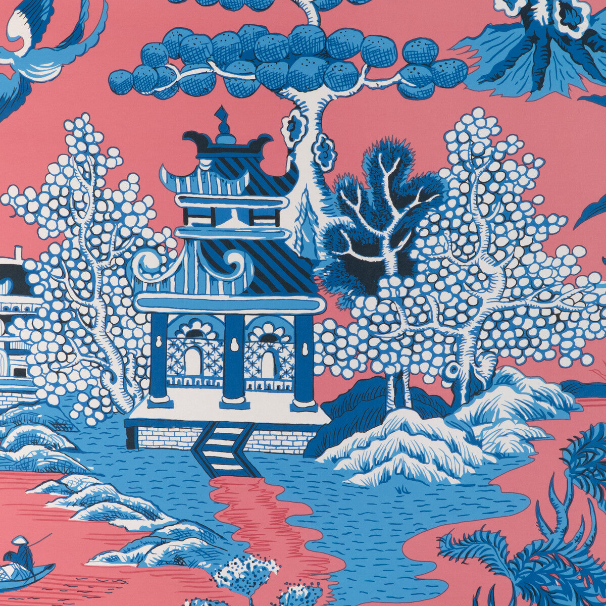 Lee Jofa Willow Lake Paper Punch Wallpaper