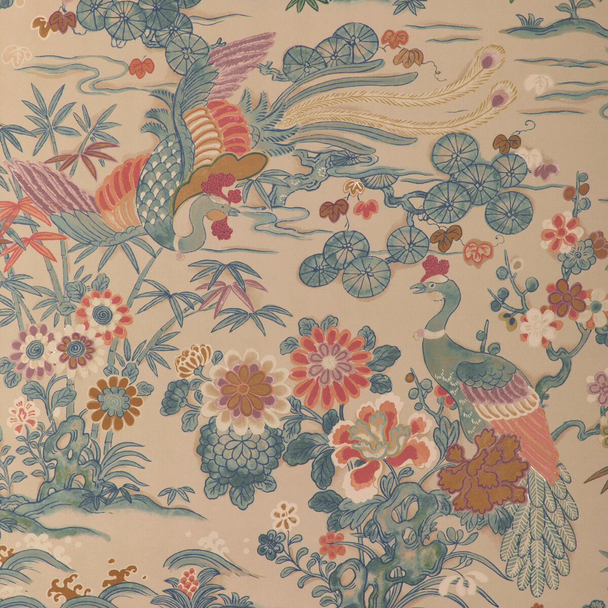 Lee Jofa Sakura Paper Shore Wallpaper
