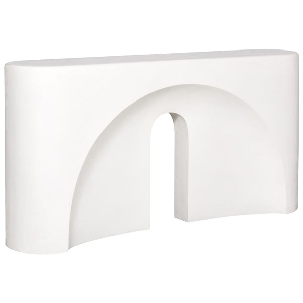 Vanguard Furniture Dorian Stone White Console