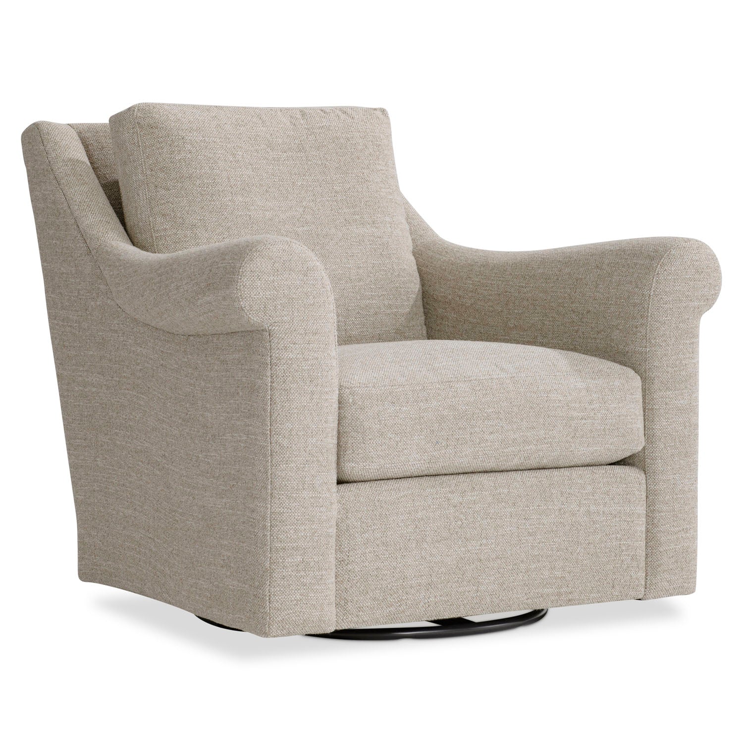 Bernhardt Living Keirnan Swivel Chair