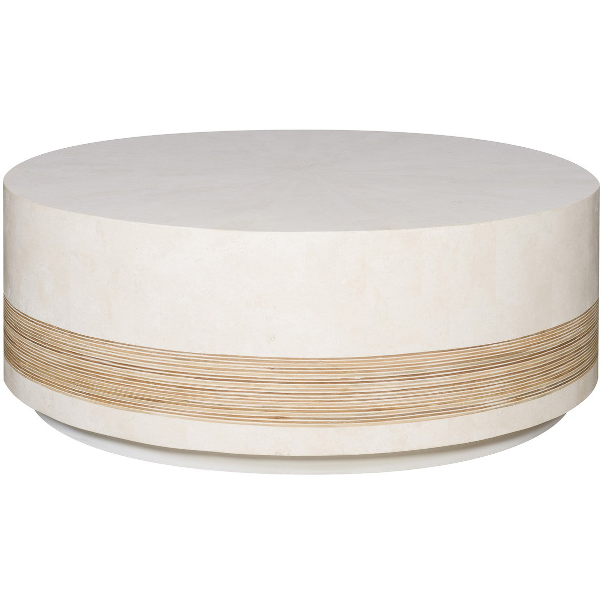 Vanguard Furniture Alba White Agate Cocktail  Table