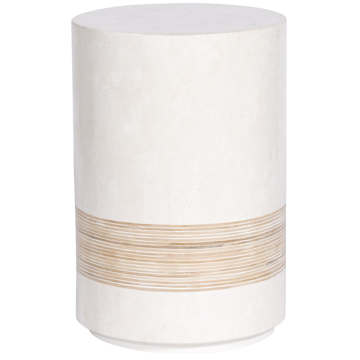 Vanguard Furniture Alba White Agate Spot Table
