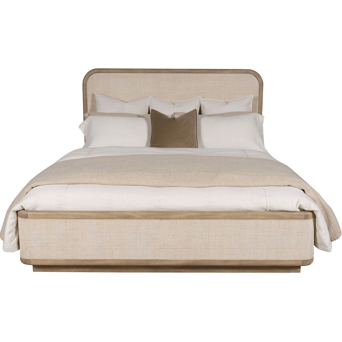 Vanguard Furniture Reveal Navajo/Snowdrift on Raffia Queen Bed