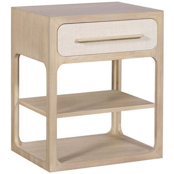 Vanguard Furniture Reveal Navajo Case/Snowdrift Raffia Nightstand