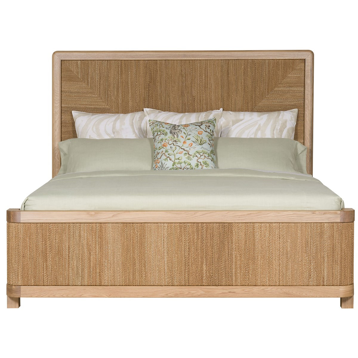 Vanguard Furniture Form Wheat with Natural Lampakanay King Bed