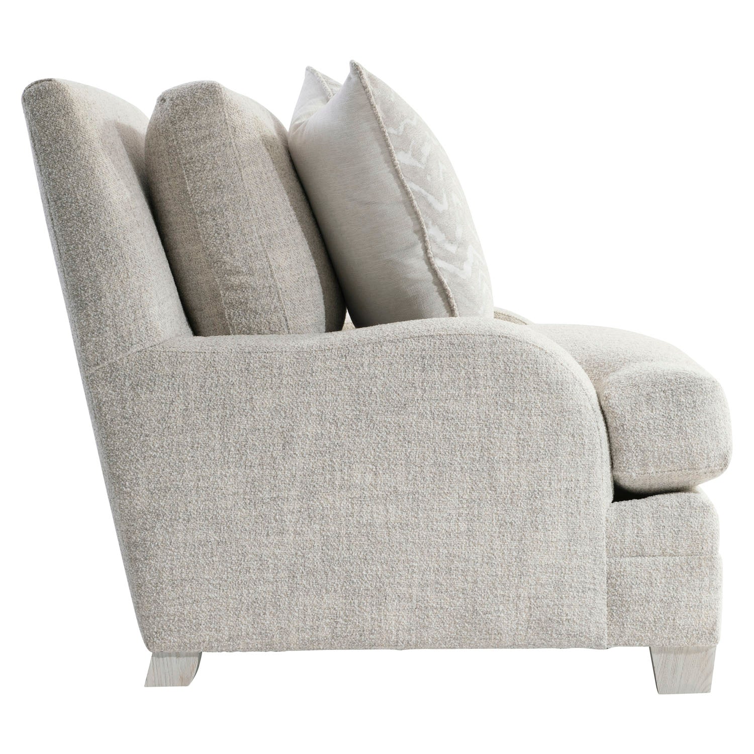 Rollins Chair in Beige, back view