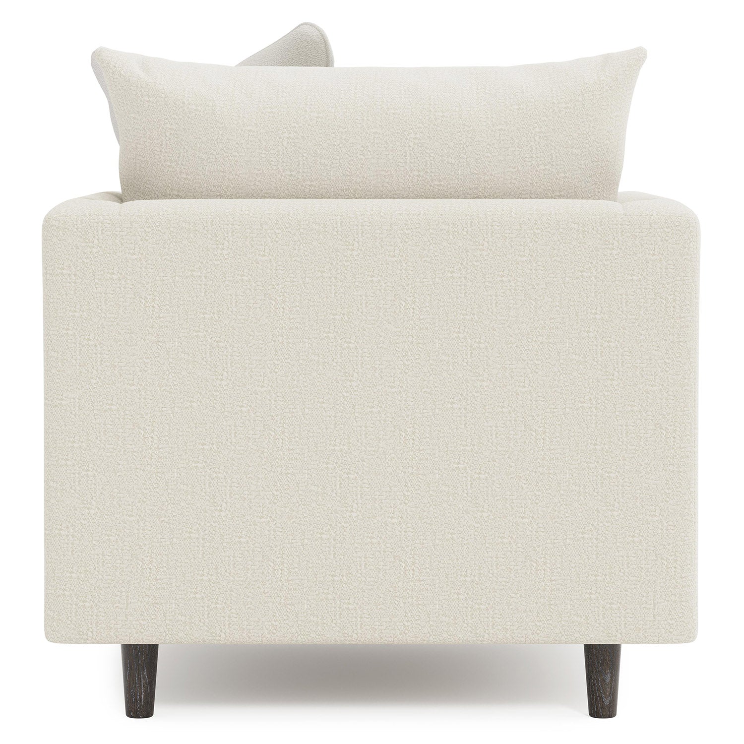Bernhardt Living Colette Chair in Cream, styled in a living room
