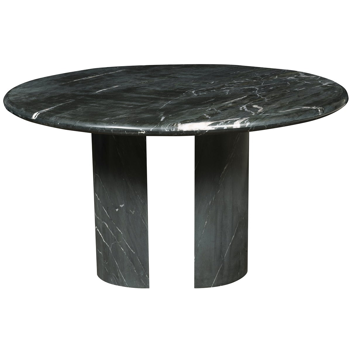 Vanguard Furniture Sae Black Marquesa Marble Chat Table