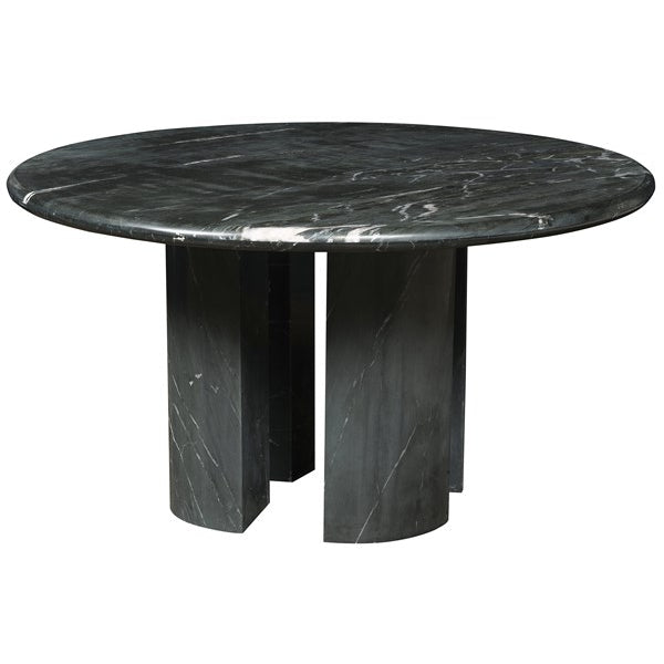 Vanguard Furniture Sae Black Marquesa Marble Chat Table