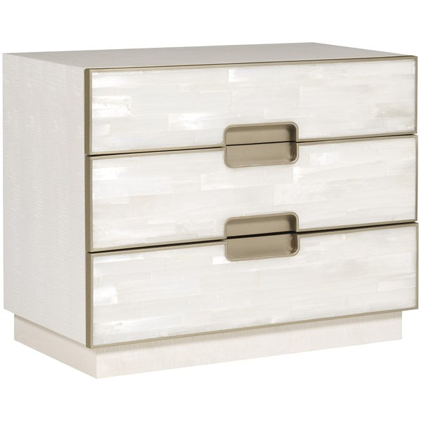 Vanguard Furniture Splendor Sea Salt (Species Specific) Selenite Nightstand