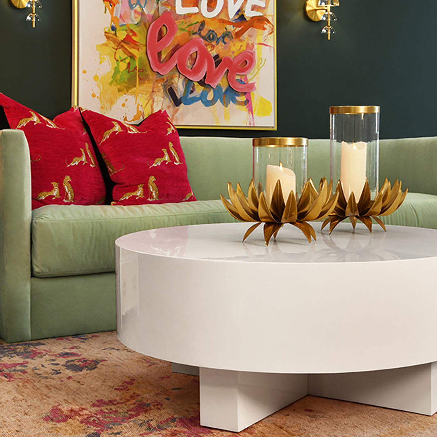 Worlds Away Oslo Coffee Table