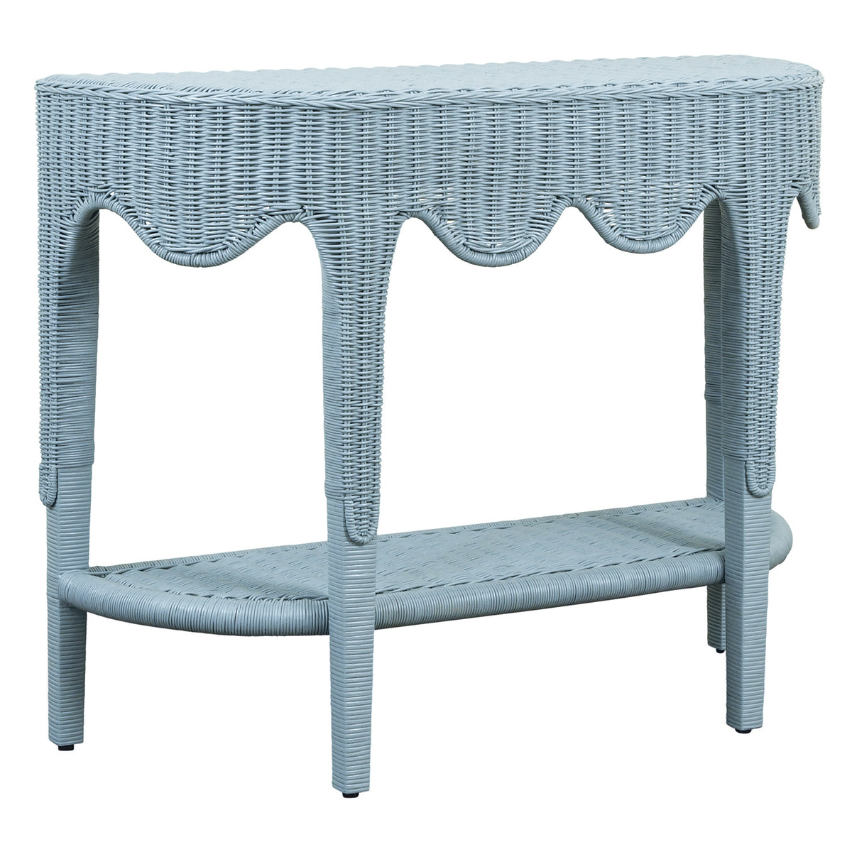 Worlds Away Paloma Demi Lune Table