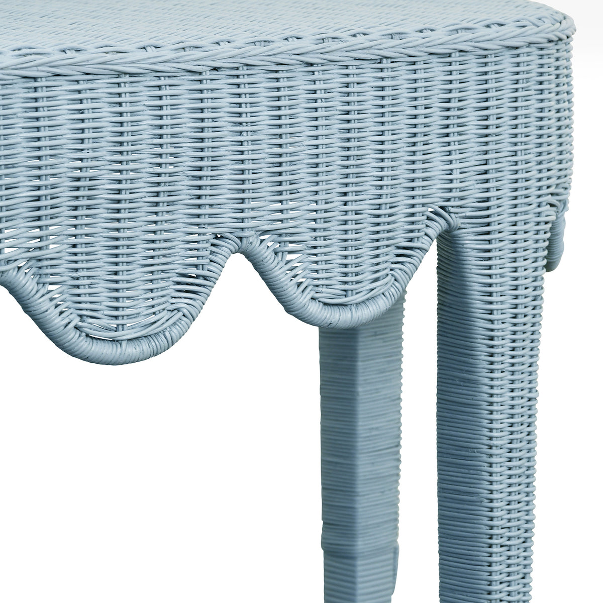 Worlds Away Paloma Demi Lune Table