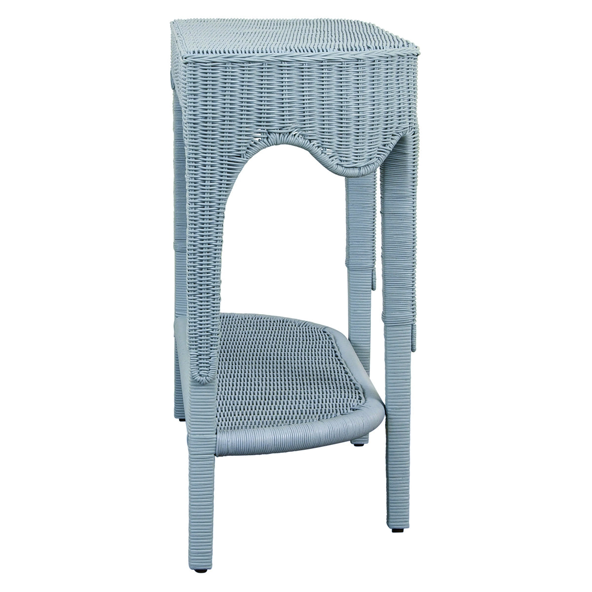 Worlds Away Paloma Demi Lune Table