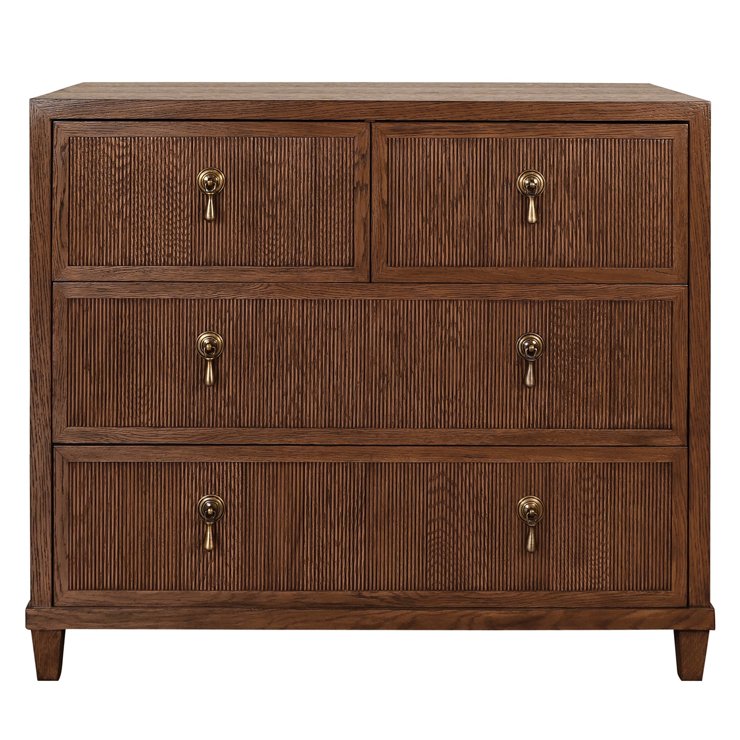 Worlds Away Pascal Provincial Brown Four Drawer Chest