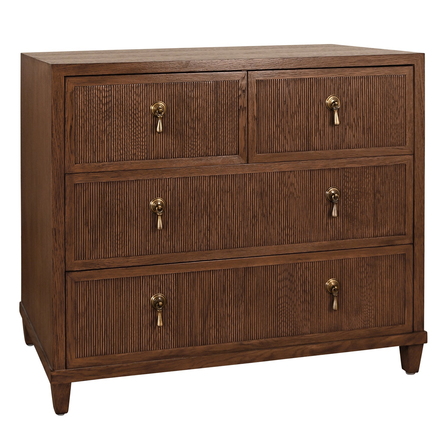 Worlds Away Pascal Provincial Brown Four Drawer Chest