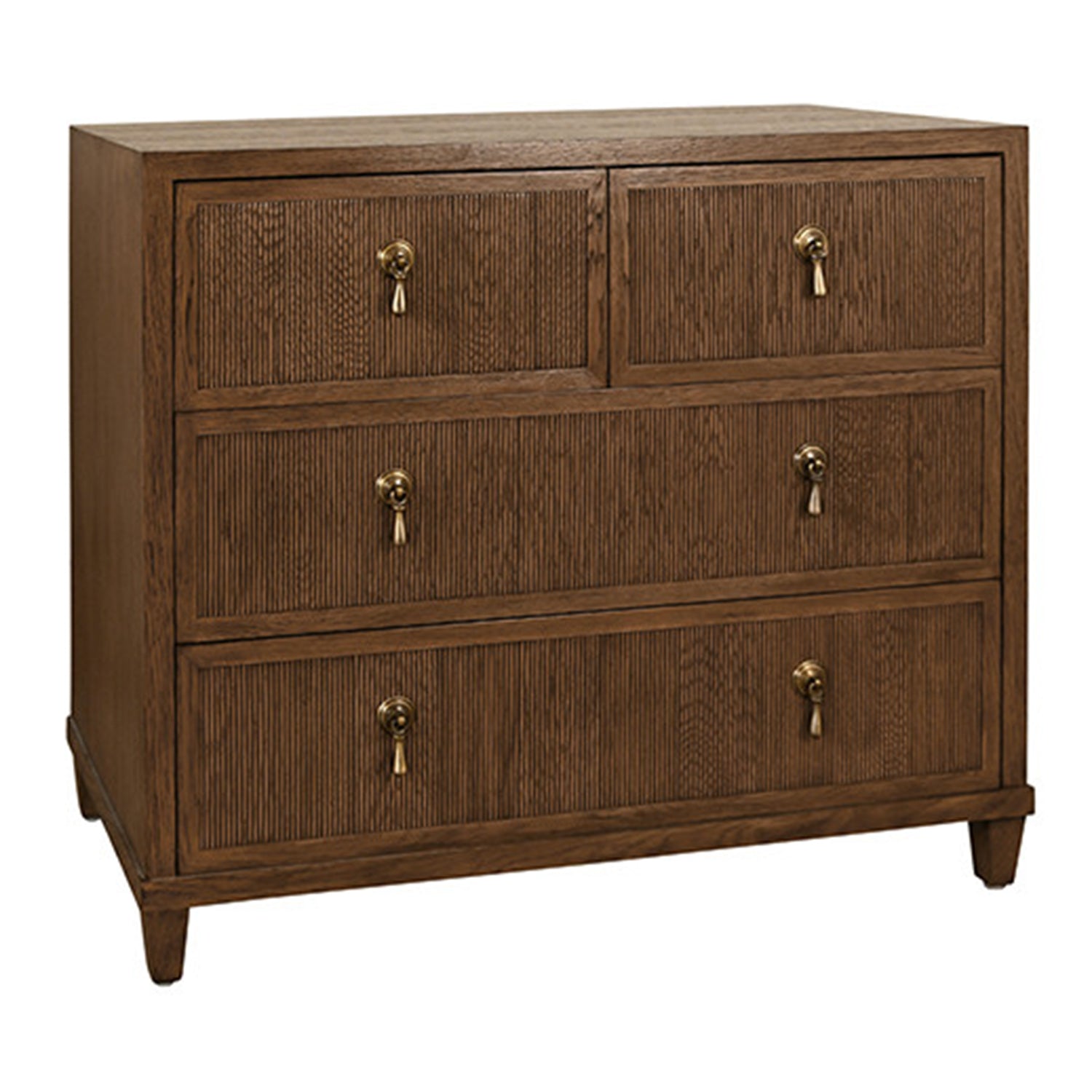 Worlds Away Pascal Provincial Brown Four Drawer Chest