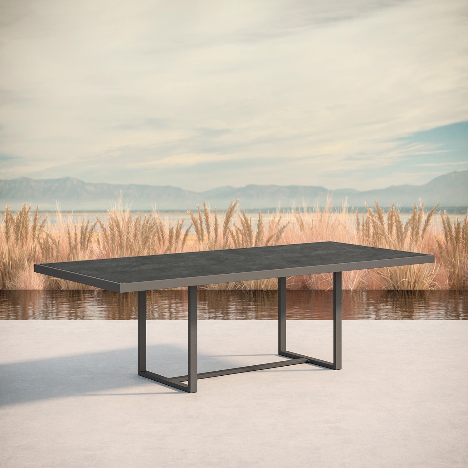 Azzurro Living Pavia Outdoor Dining Table with Dekton Top