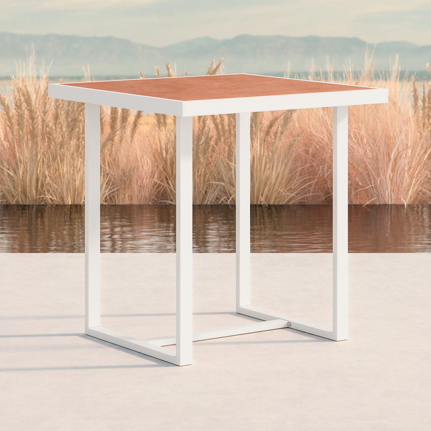 Azzurro Living Pavia Outdoor Pub Table with Dekton Top