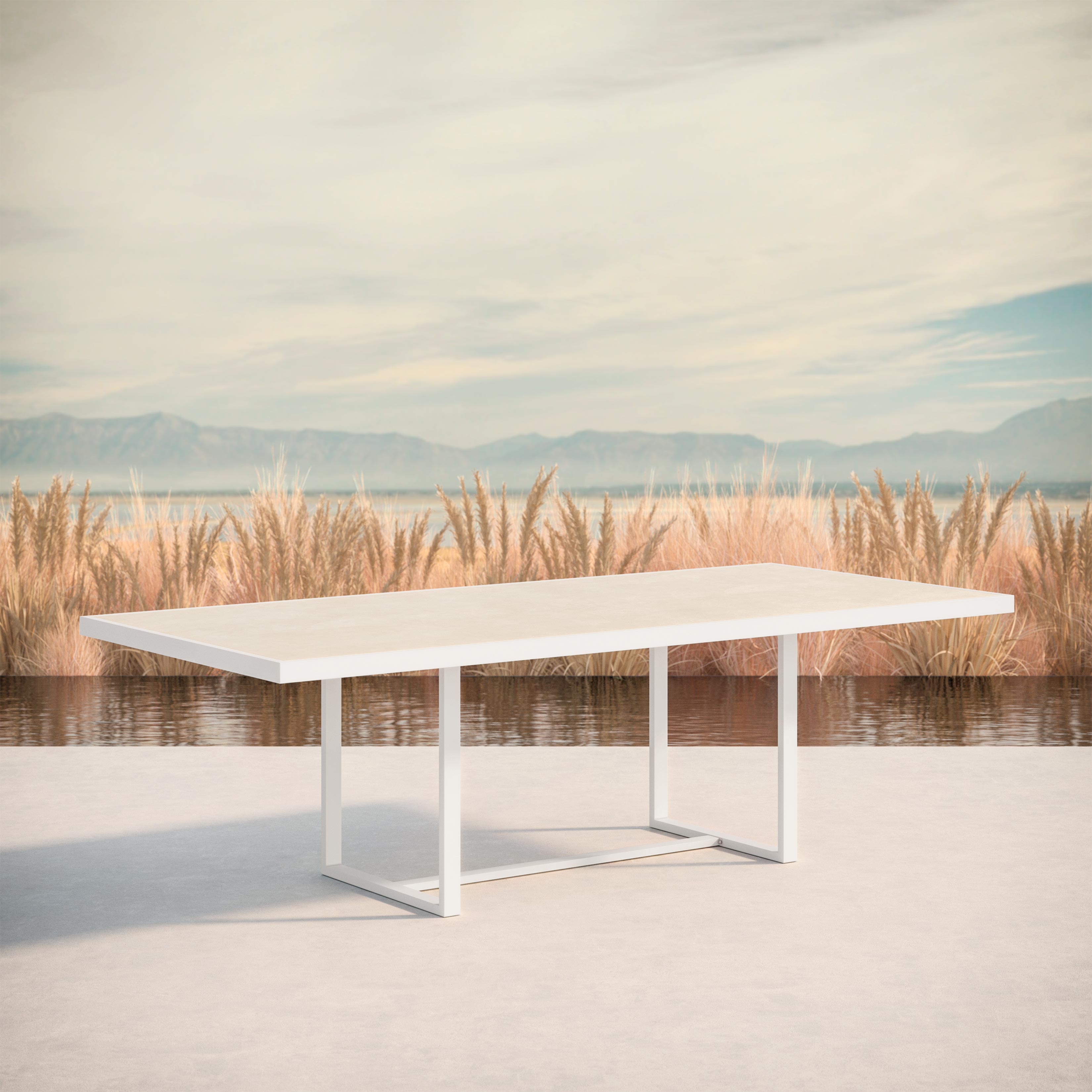 Azzurro Living Pavia Outdoor Dining Table with Dekton Top