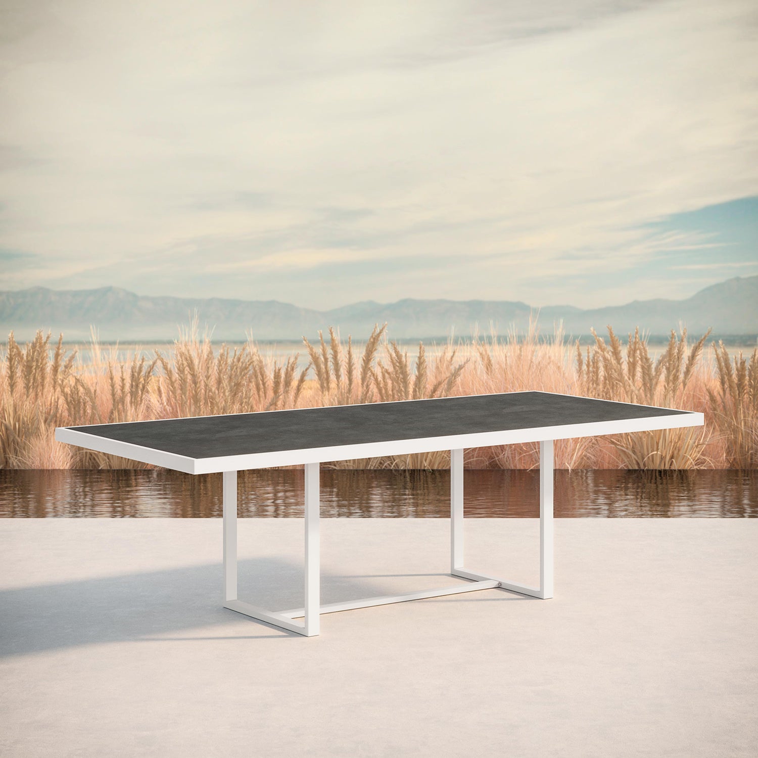 Azzurro Living Pavia Outdoor Dining Table with Dekton Top