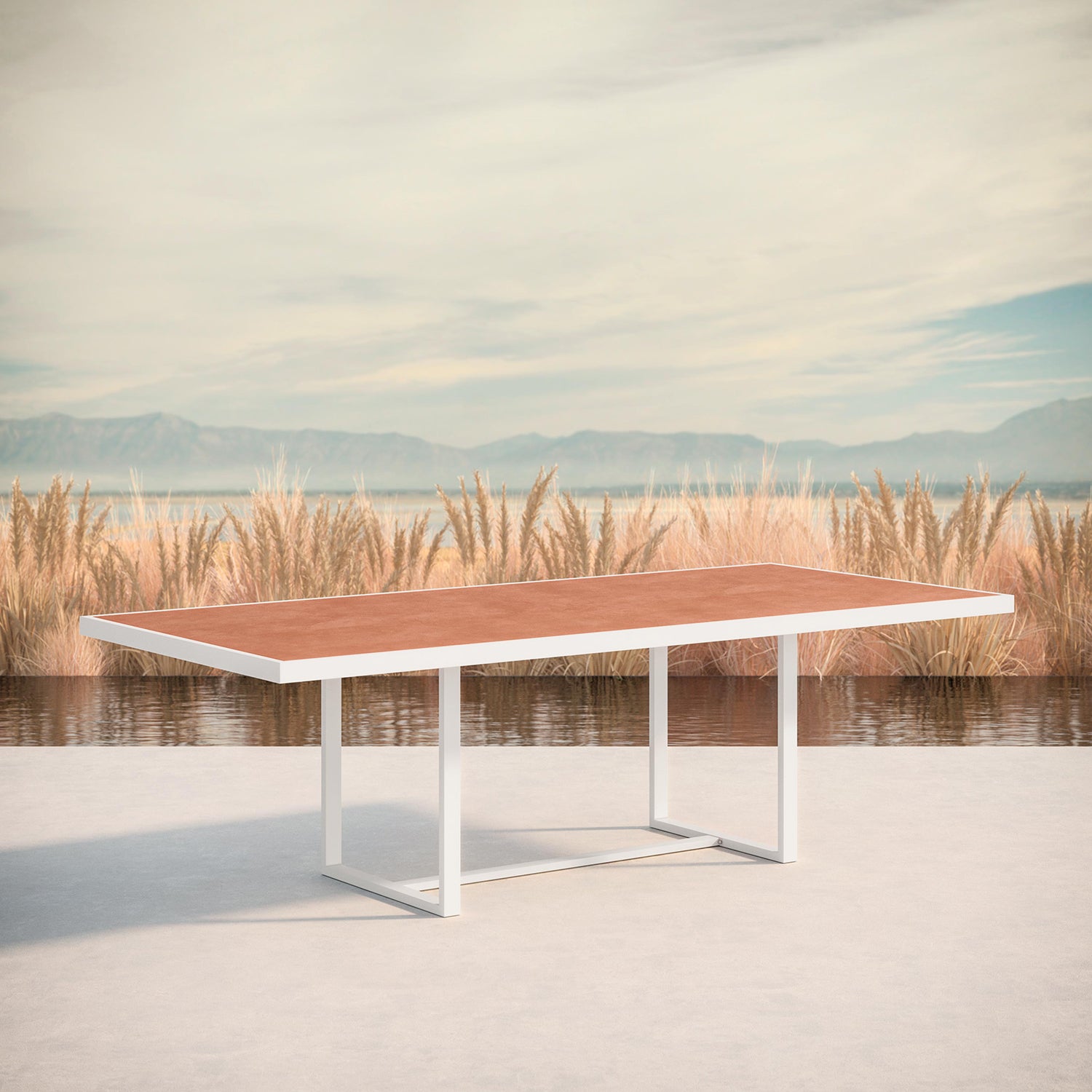Azzurro Living Pavia Outdoor Dining Table with Dekton Top