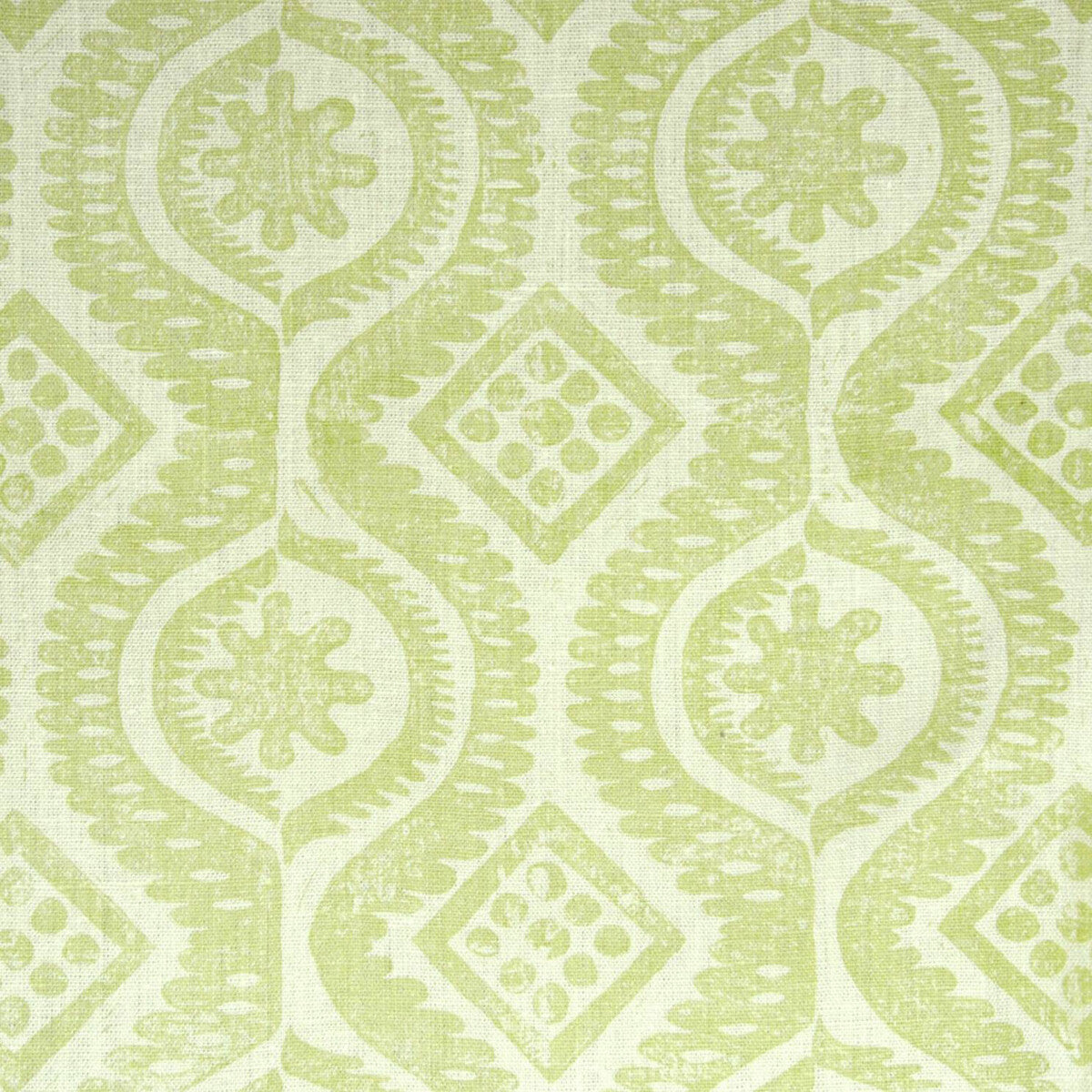 Blithfield x Lee Jofa Damask Lime Wallpaper