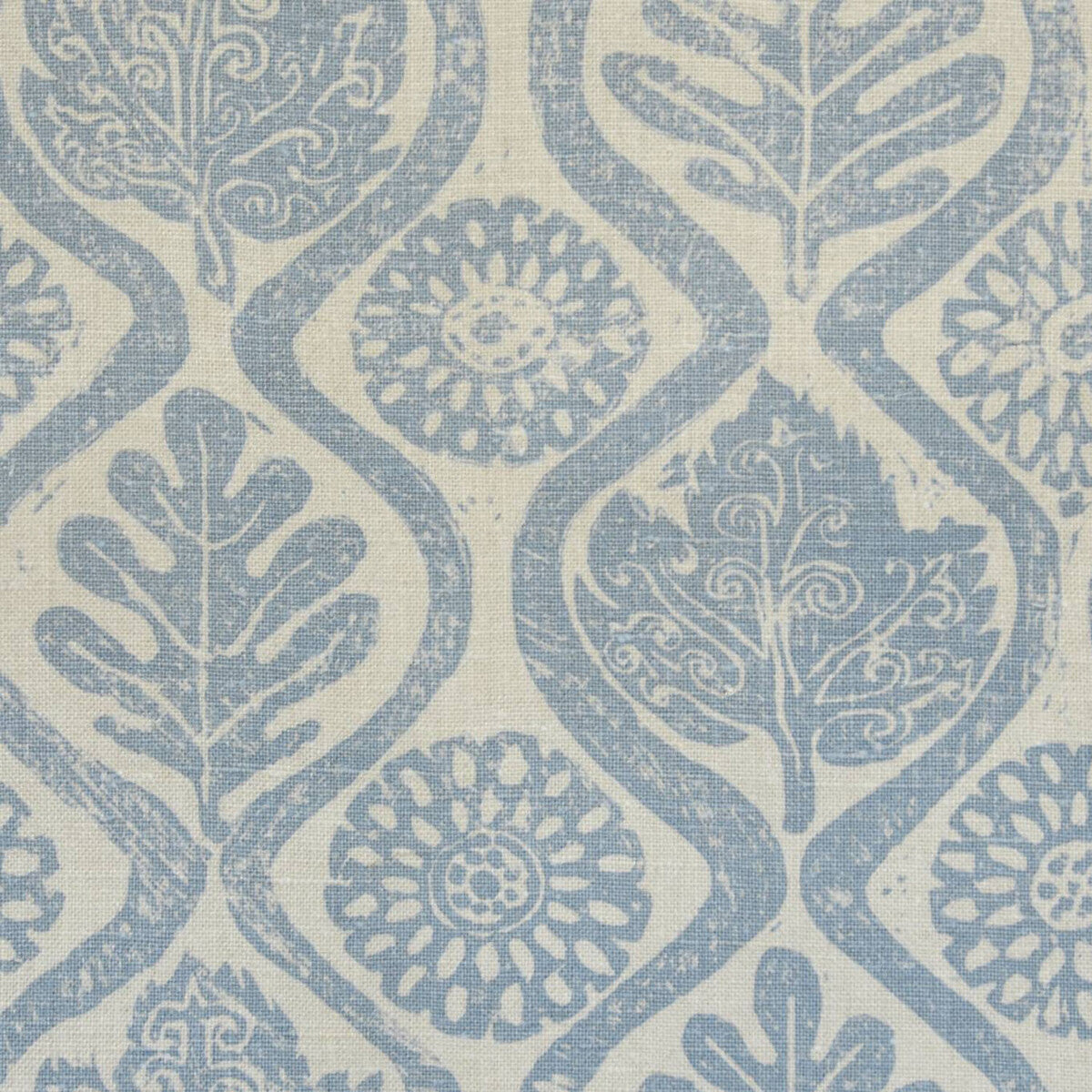Blithfield x Lee Jofa Oakleaves Blue Wallpaper