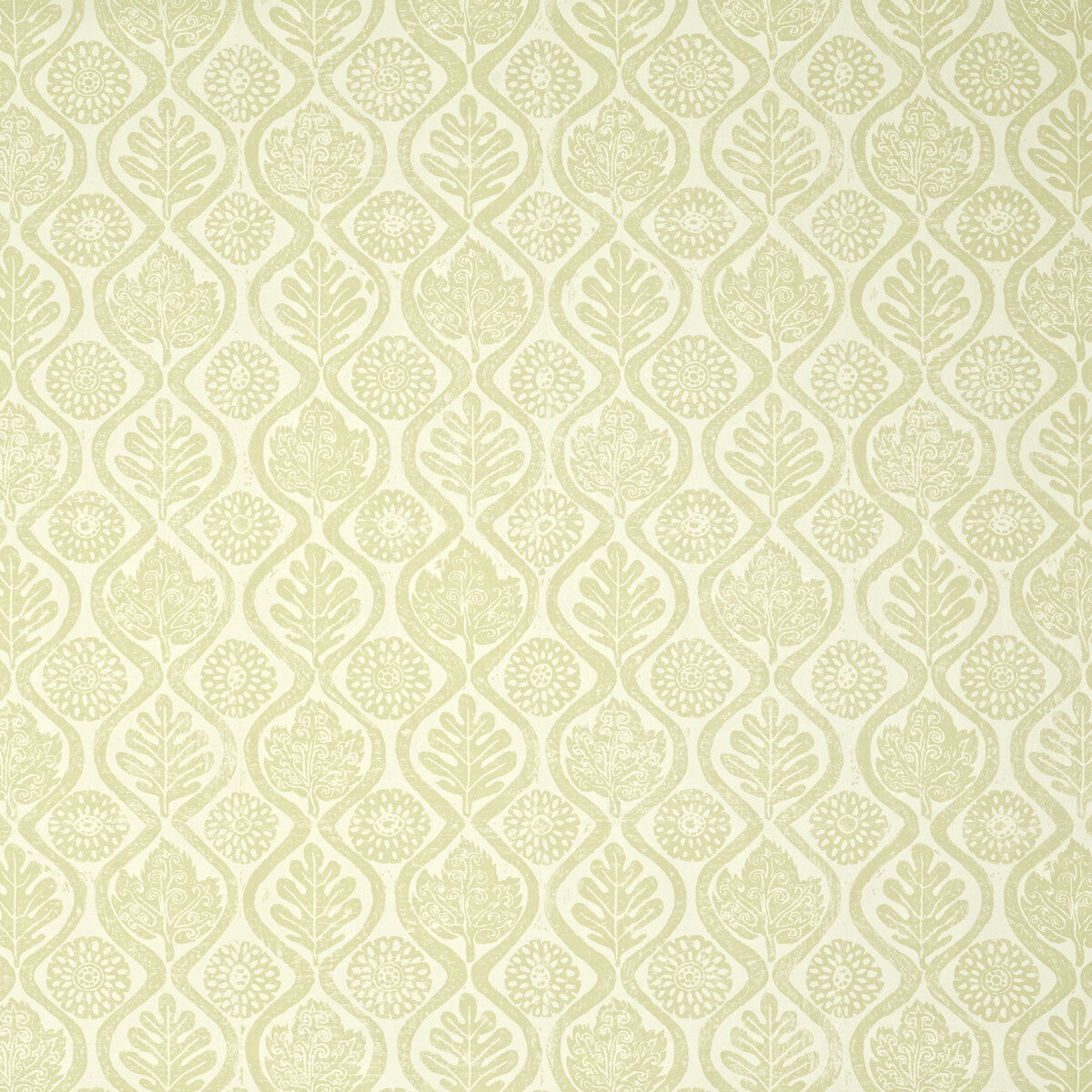 Blithfield x Lee Jofa Oakleaves Green Wallpaper
