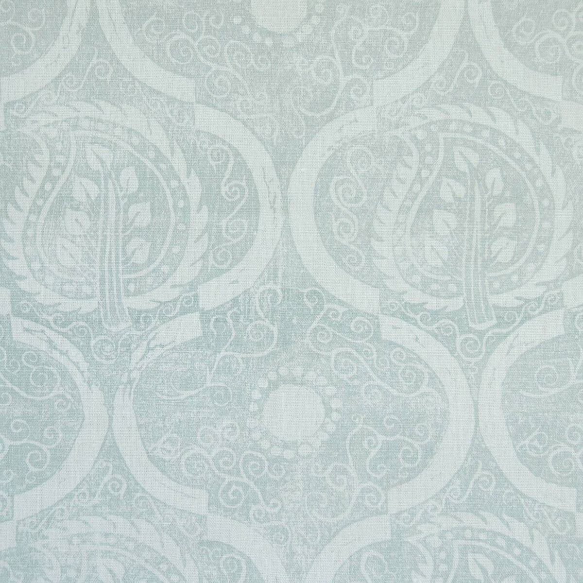Blithfield x Lee Jofa Persian Leaf Aqua Wallpaper