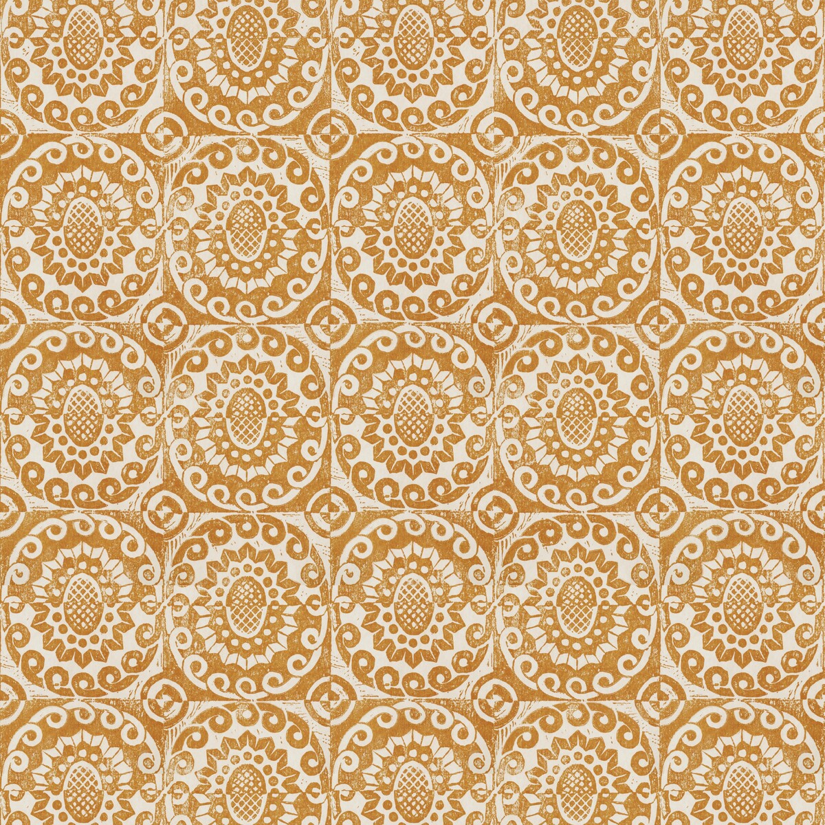 Lee Jofa Pineapple Wall Tangerine Wallpaper