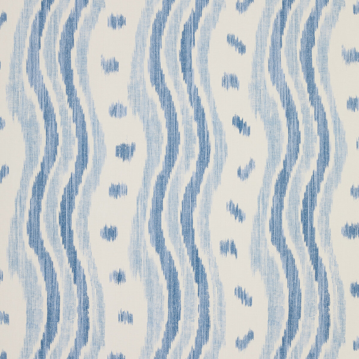 Blithfield x Lee Jofa Ikat Stripe Wp Azure Wallpaper