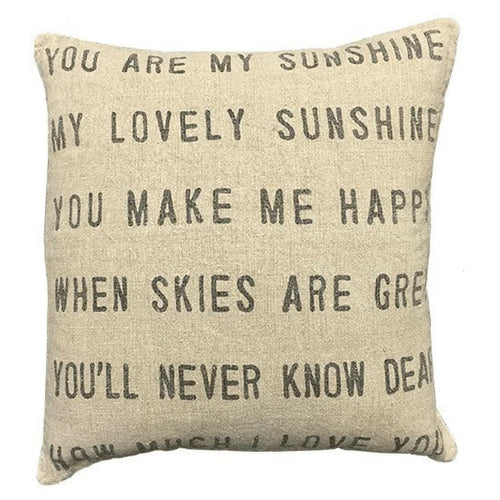 Sugarboo & Co You Are My Sunshine Throw Pillow