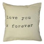 Sugarboo & Co Love You X Throw Pillow