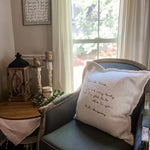 Sugarboo & Co Dear Old World L.M. Montgomery Embroidered Throw Pillow