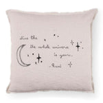 Sugarboo & Co Shine Rumi Moon & Stars Embroidered Throw Pillow