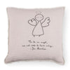 Sugarboo & Co To Be An Angel Jim Morrison Embroidered Throw Pillow
