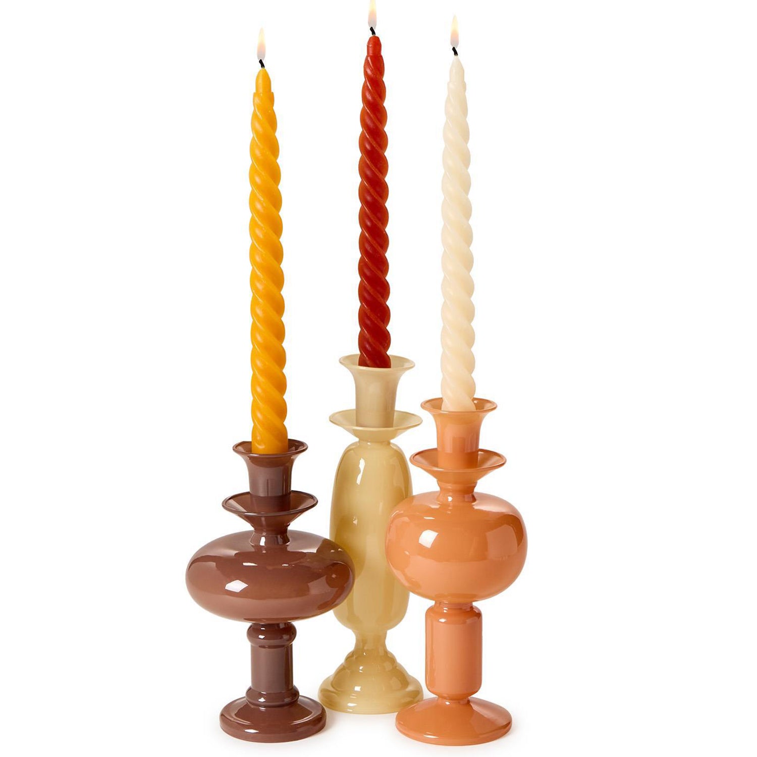 Earthtones Candleholder Set of 3