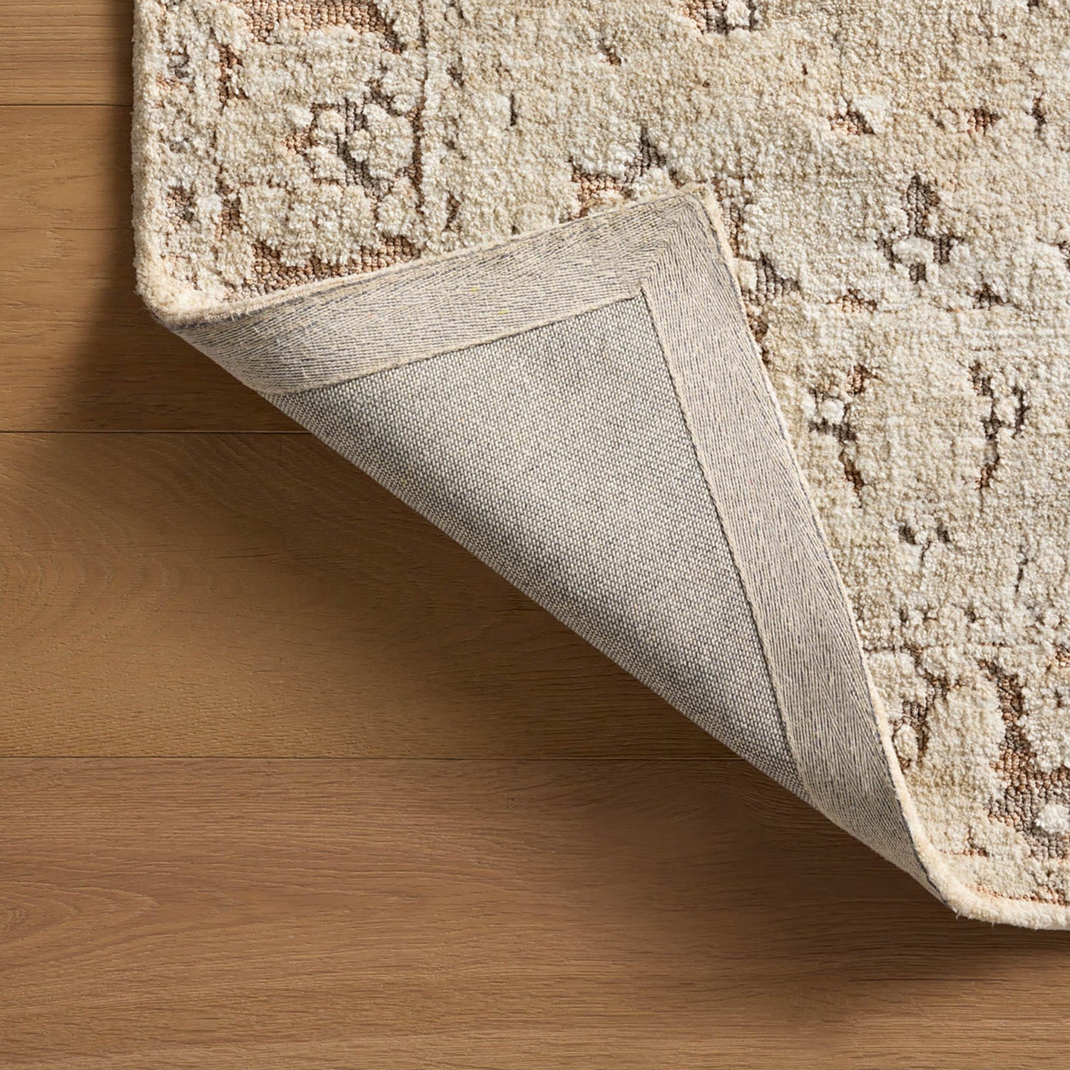 Loloi Percival Natural/Salmon Power Loomed Rug