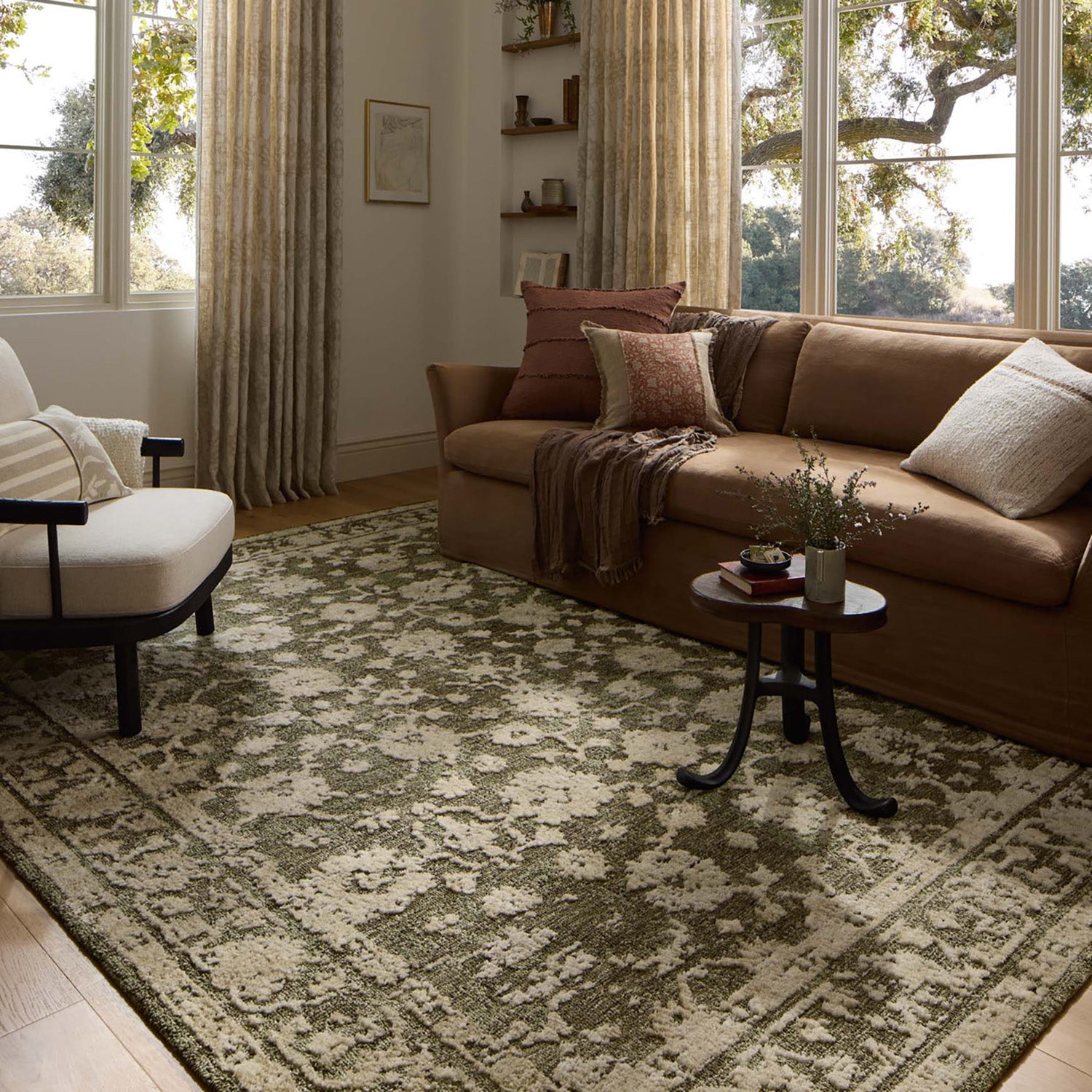 Loloi Percival Moss/Natural Power Loomed Rug