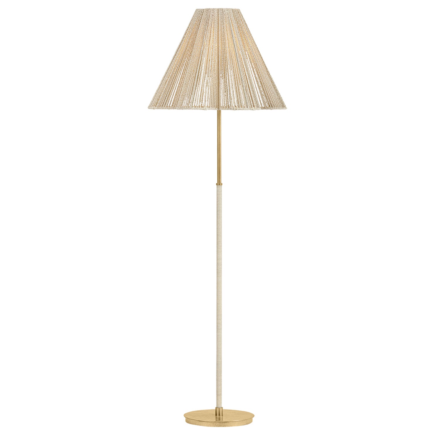Troy Lighting Sonoma Vintage Gold Leaf/Bleached Floor Lamp